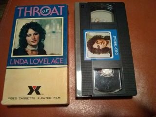 Vintage DEEP THROAT MOVIE VHS classic Linda Lovelace 1979 3