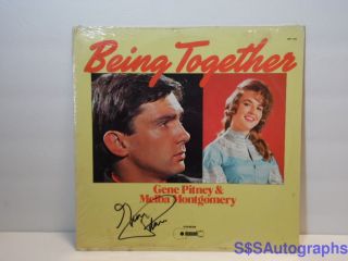 Vintage Gene Pitney Signed Autographed Being Together Pop Rock Record Album