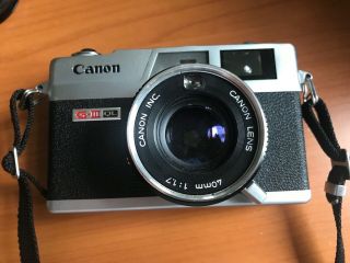 Canon Canonet Ql17 Giii 35mm Rangefinder Camera In Shape