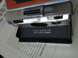 Polaroid SX - 70 Instant Film Camera with Case 8