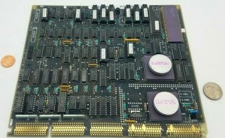 Vintage Circuit Board Ceramic Cpus Gold Cap Ic Chips.  Scrap Gold Recovery