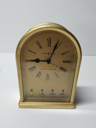 Vintage Howard Miller Clock And Weather Forecaster