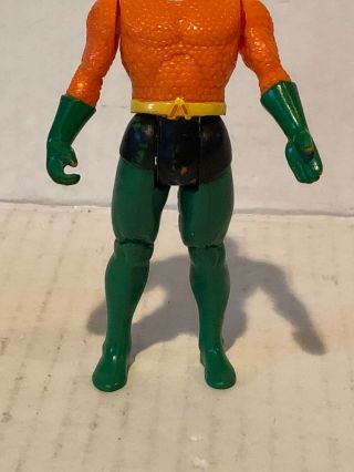 Vintage 1984 Powers Aquaman Action Figure by Kenner - DC Comics Stands 3