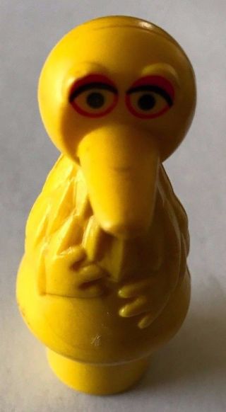Vintage Big Bird Fisher Price Little People Sesame Street Muppet Figure 1970 