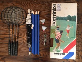 Vintage Sportcraft Badminton Set