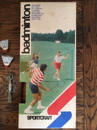 Vintage Sportcraft Badminton Set 2