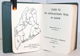 Guide To The Appalachian Trail In Maine 4 1942 Illustrated W/foldout Maps