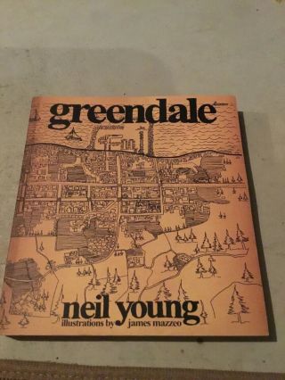 Neil Young Autographed Book,  " Greendale 