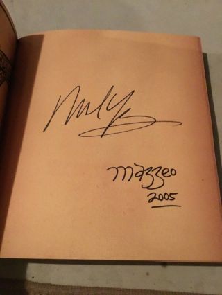 Neil Young autographed book,  