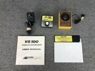 Alpha Products Vs - 100 Voice Synthesizer For Radio Shack Trs - 80 Microcomputer