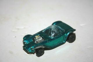 VTG Mattel 1967 hot wheels redlines LIGHT BLUE BEATNIK BANDIT H.  K.  diecast car 3
