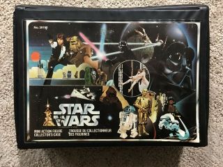 Vintage Star Wars Vinyl Carrying Case Mini - Action Figure Collectors Case