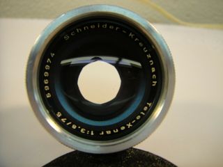 Schneider - Kreuznach Lens 75mm F/3.  8 Tele - Xenar 5969974 Robot Bm