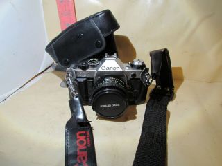 Canon Ae - 1 Program 35mm Slr Camera - When A 6v Battery Is Installed