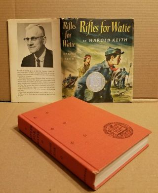 RIFLES FOR WATIE (1957,  HCDJ,  9th) by HAROLD KEITH WINNER OF JOHN NEWBERRY MEDAL 2