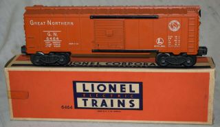 Vintage Postwar Lionel No.  6464 - 25 Gn Great Northern Boxcar - O Gauge