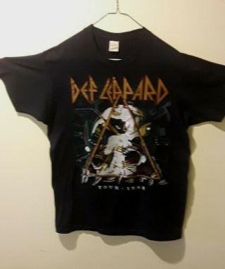 Vintage1988 Def Leppard Hysteria Tour T - Shirt
