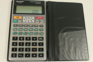 Sharp El - 738,  Vintage,  Business/financial Calculator.  (ref B 945)