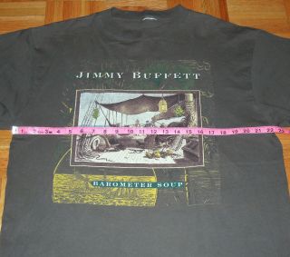 Jimmy Buffett T Shirt Barometer Soup 1995 Tour Margaritaville L / XL Vintage 90s 5