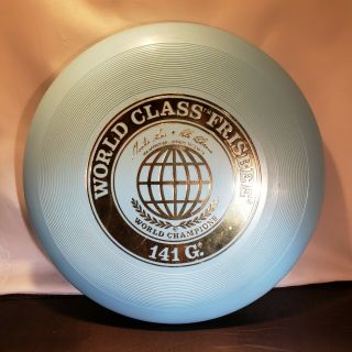 Vintage 1975 Wham - O World Class World Champions Flying Disc 141 Grams Frisbee Vg