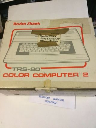 Radio Shack Tandy Trs - 80 Color Computer 2 Keyboard Box