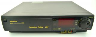 Panasonic Ag - 1980 Desktop Editor Pro Line Video Cassette Recorder