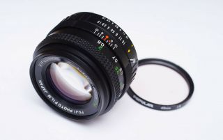 Exc.  Fuji X - Fujinon 50mm F/1.  6 Dm Prime Lens Fujica X Film Mount M4/3 A7 Adapt