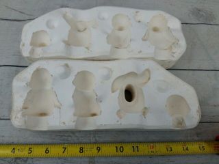 Vintage Ceramic Slip Casting Mold Penguins Scioto S - 1048 M84