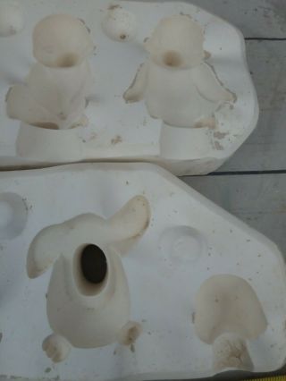 Vintage Ceramic Slip Casting Mold PENGUINS Scioto S - 1048 M84 3