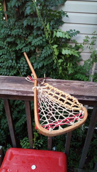 Vintage Patterson Wooden Lacrosse Stick Tuscarora Nation 38 1/2 "