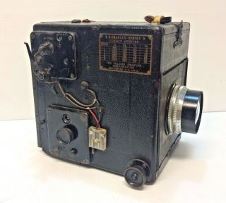 Antique R.  B.  Graflex Series D Camera Needs Tlc Wollensak Series Ii Velostigmat