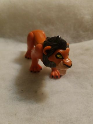 Disney Villain Scar From Lion King 4 " Figure Vintage Burger King Kids Meal Toy