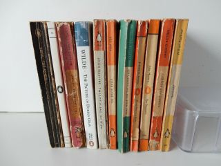 11 Various Vintage Penguin Books