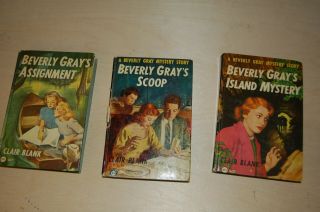 3 Vintage Beverly Gray Books - Gray 