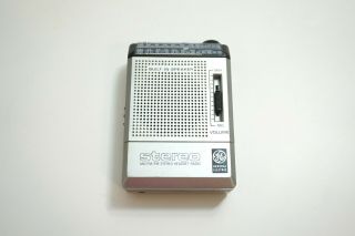 Vintage General Electric Am / Fm Pocket Radio Model 7 - 1650a Transistor Size