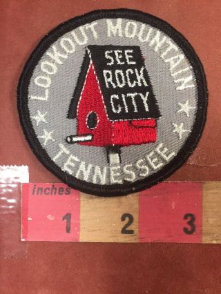 Vtg Lookout Mountain See Rock City Tennessee Patch 95e4