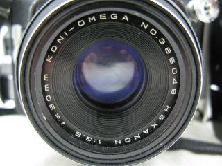 Koni - Omega Rapid M 6x7 Rangefinder w/ 90mm 3.  5 Hexanon lens & 120 Back 5
