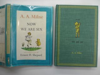 Now We Are Six,  A A Milne,  E H Shepard,  E P Dutton,  Dj,  1961