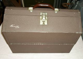 Vintage Kennedy Cantilever Style Fishing Tackle Box Model 1118 - A