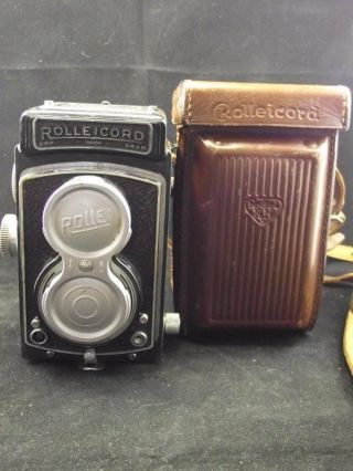 Rolleicord Iii Mod K3b Tlr 6x6 Camera W/xenar 3.  5/75mm Lens & Case - 1950 - 53