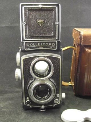 Rolleicord III Mod K3B TLR 6x6 Camera w/Xenar 3.  5/75mm Lens & Case - 1950 - 53 3