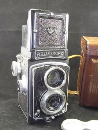 Rolleicord III Mod K3B TLR 6x6 Camera w/Xenar 3.  5/75mm Lens & Case - 1950 - 53 4
