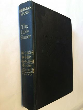 The Holy Sinner By Thomas Mann First Edition 1951 Black Cloth Hardcover