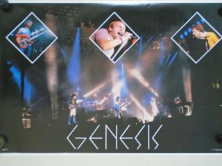 Genesis / Vintage Poster 15 - 202 / Cond.  " 1982 " - 22 X 34 " Live