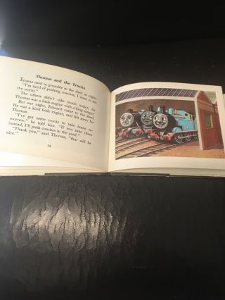 Vintage 1970 Thomas the Tank Engine hardback book by The Rev W.  Awdry. 3
