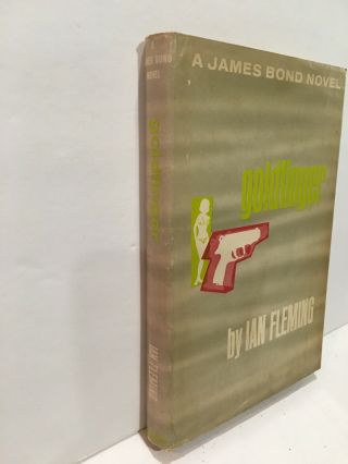 Ian Fleming - Goldfinger - 1959 Hardcover Book DJ 007 James Bond GC 2