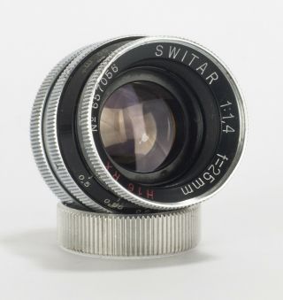Fast Kern Switar H16 Rx 25mm F/1.  4 C - Mount Movie Lens M4/3 Bmpc