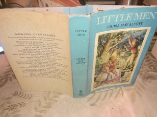 Little Men Louisa May Alcott Junior Deluxe Edition Vintage Book Hc Dj 1954