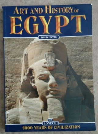 Vintage Art And History Of Egypt By Bonechi (1996,  Paperback) Book