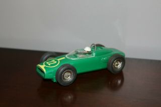 Vintage Marx Slot Car Indy 22 Green White -